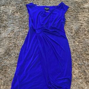 Connected Apparel Blue Sleeveless Cocktail Dress